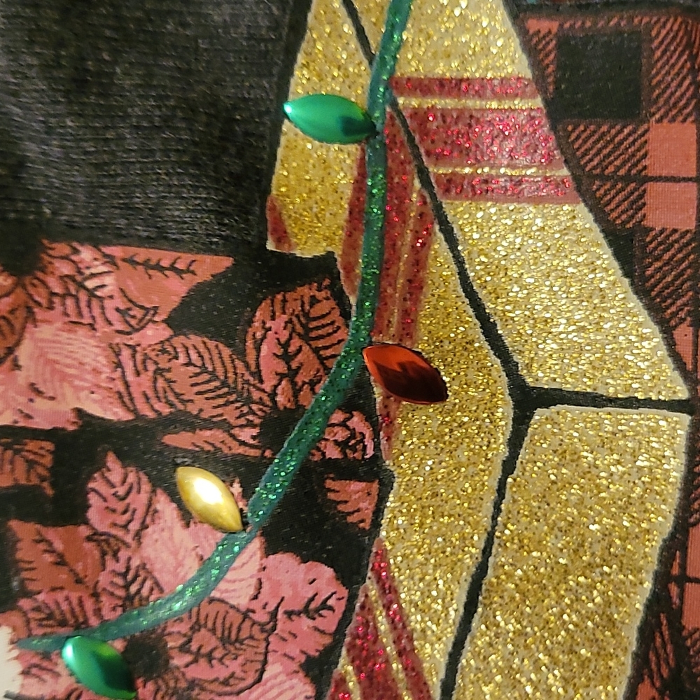 Karen Scott Graphic Holiday Cats T-Shirt Gray - Picture 5 of 5